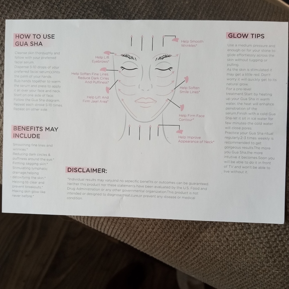 GUA SHA Jade Crystal Facial Roller Set - Picture 6 of 6